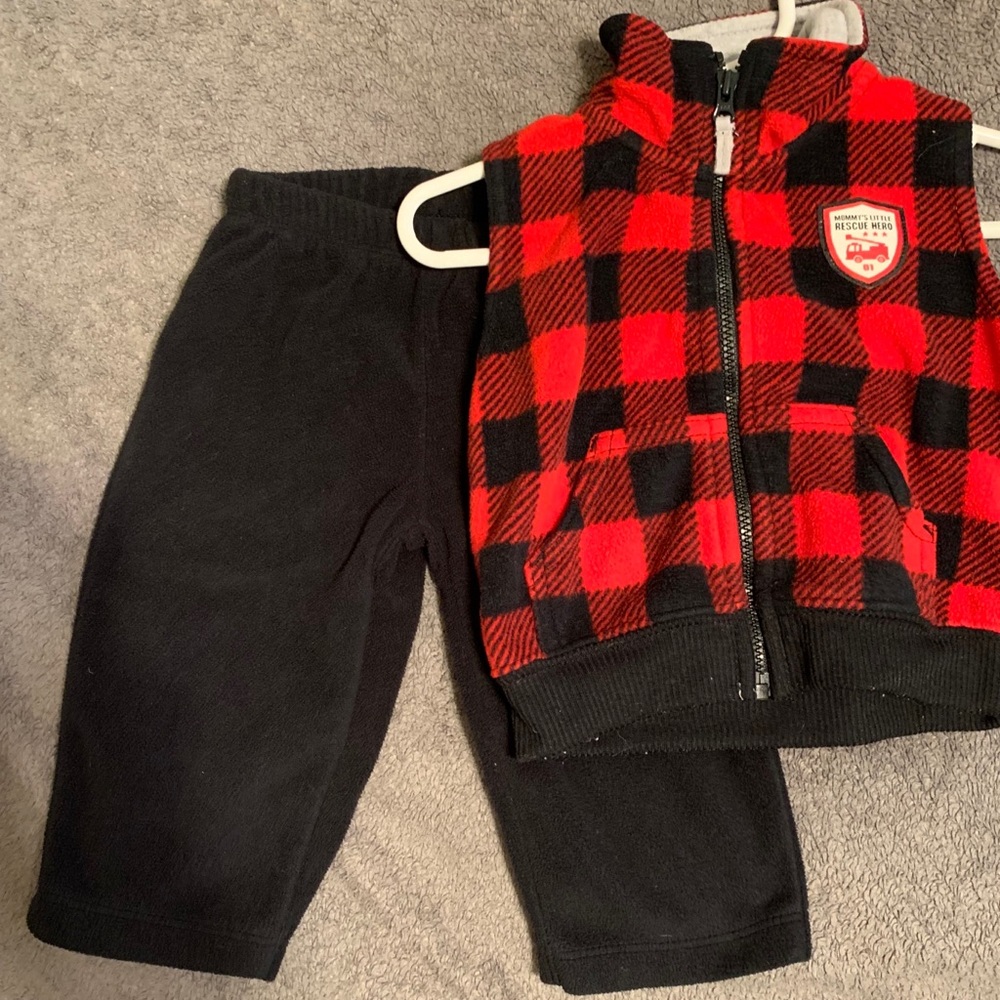 Carters fleece outfit